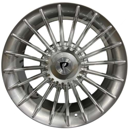 7.5X17 PCD 5X100 BK-273 Hyper Silver Alpin ET35 72.56