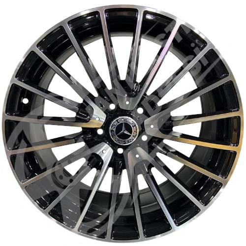 8.0X18 PCD 5X112 SRW-0289 BLACK DIAMOND ET35 66.6