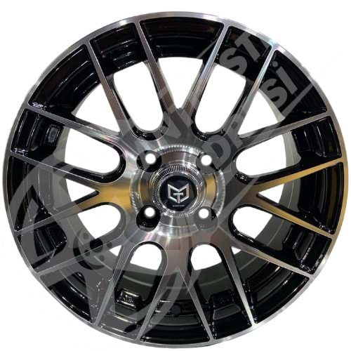 6.0X14 PCD 4X100 Tork-3194 Black Diamond ET33 73.1