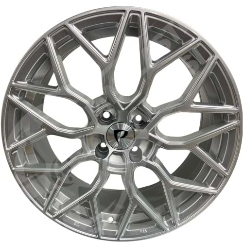 7.5X17 PCD 4X100 BK-5812 Silver ET35 73.1