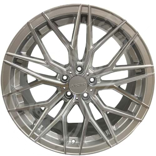 7.5X17 PCD 5X100 ARC 17141 Silver Valencia ET35 73.1