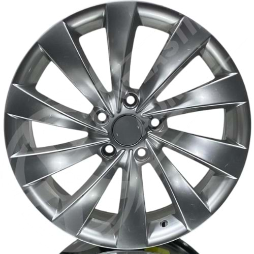 6.0X14 PCD 5X100 BK-438 Hyper Silver Interlagos ET35 57.1