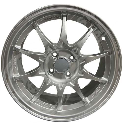 7.0X16 PCD 4X108 EMR DY-1306 Silver ET25 65.1