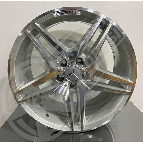 8.5X18 PCD 5X112 BK-443 Silver ET38 66.56