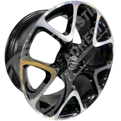 7.5X17 PCD 5X115 BK-518 Black Diamond OPC ET42 73.1