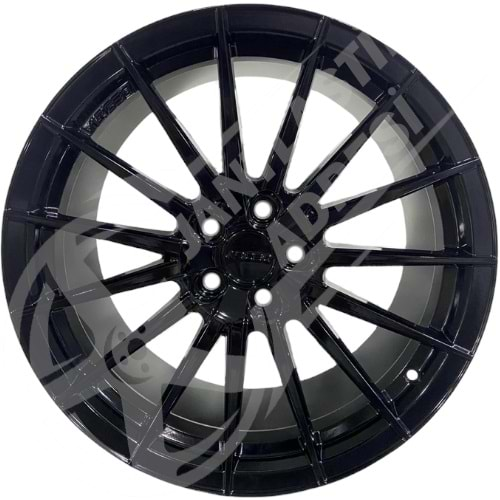 9.5X19 PCD 5X112 ARC S1012 Black Glossy Lisbon ET42 73.1