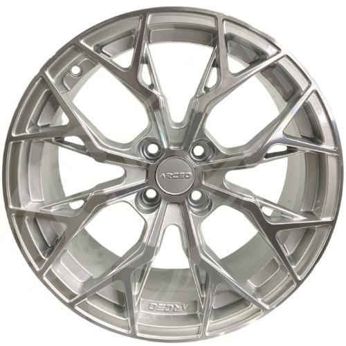 7.5X17 PCD 5X114.3 ARC G692 Roma Silver Diamond ET35 73.1