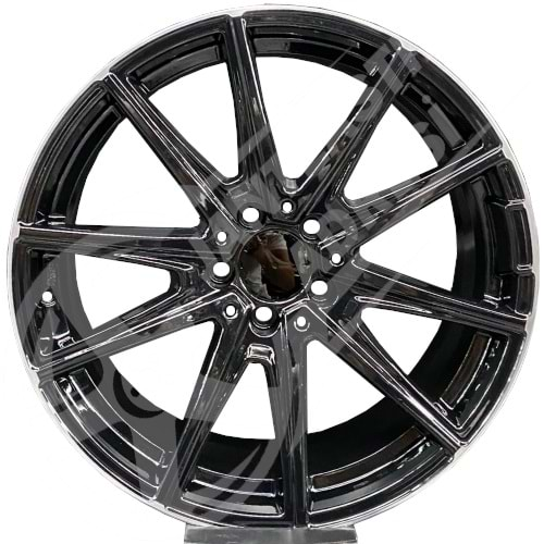 8.5X19 PCD 5X112 EMR A-330 Black ET45 66.6 Front