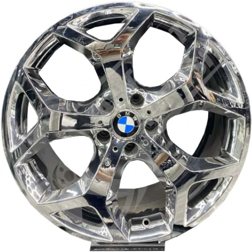 9.5X20 PCD 5X120 BK-158 Chrome ET35 74.1