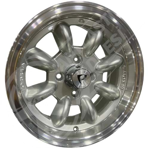 6.0X13 PCD 4X98 BK-292 Silver Machined ET10 73.1