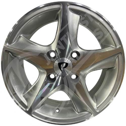 5.5X13 PCD 4X100 BK-087 Silver Machined ET35 73.1