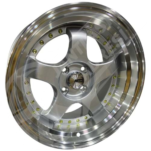 9.0X16 PCD 4X100 EMR-L002 Silver SSR Sarı Boncuk ET15 67.1