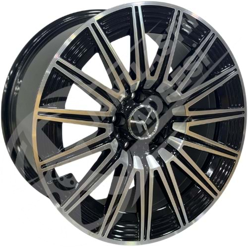 8.0X18 PCD 5X112 KM DY-1468 Black Diamond ET43 66.6