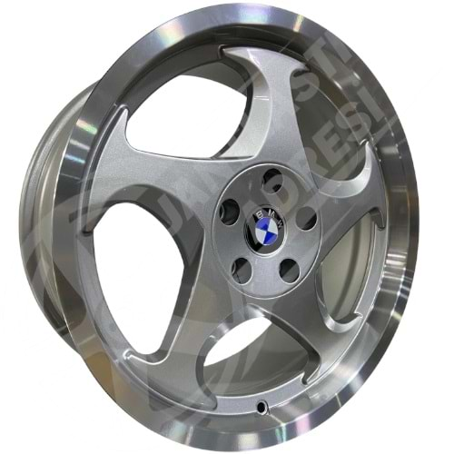 8.0X18 PCD 5X120 EW-EJ58 Silver Lip ET30 72.56