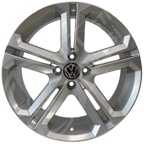 7.5X17 PCD 5X100 02S1017 Silver ET35 67.1