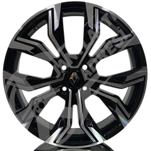 7.0X17 PCD 5X114.3 BK-5920 Black Diamond ET40 66.1