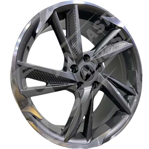 8.0X18 PCD 5X108 DY-1208 Gun Metal ET45 67.1