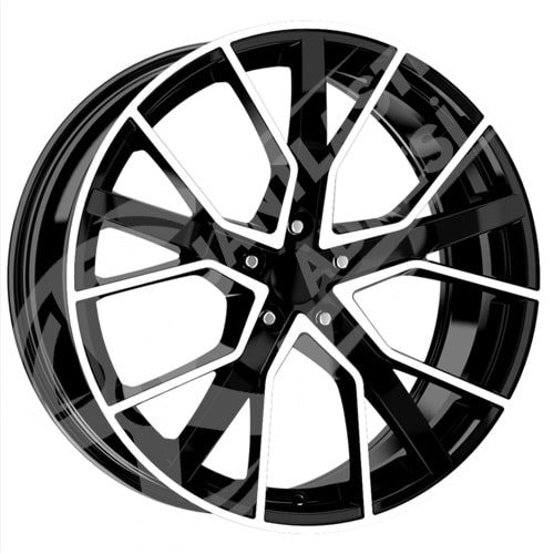 8.5X19 PCD 5X112 KM-D839 Black Diamond ET40 66.5