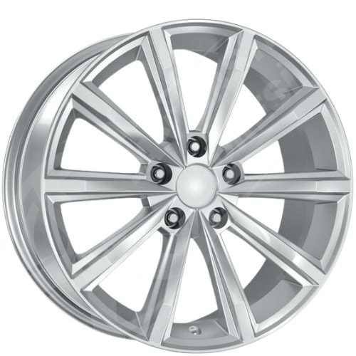 8.0X18 PCD 5X112 DY-1558 Silver ET40 57.1