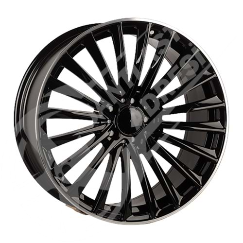 20X8,5 JANT BKY 5909B 5X112 ET40-66,56 BLACK LİP