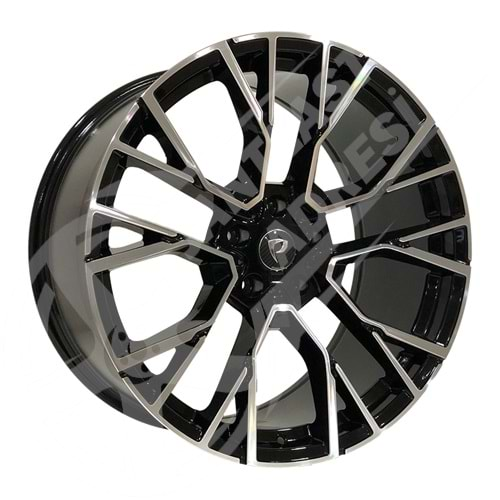 21X9,5 JANT BK 5769 5X120 ET40 74,1 BLACK MACHİNED