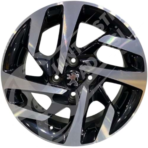 6.5X16 PCD 4X108 EMR-W619 Black Diamond ET25 65.1