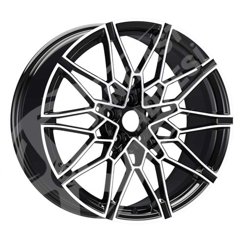 8.5X19 PCD 5X112 EMR-A338 Black Diamond ET30 66.6