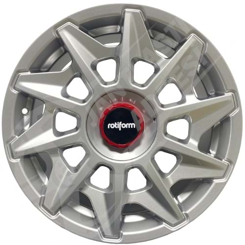 8.0X18 PCD 5X100 RC-1156 RotiForm Silver ET38 67.1