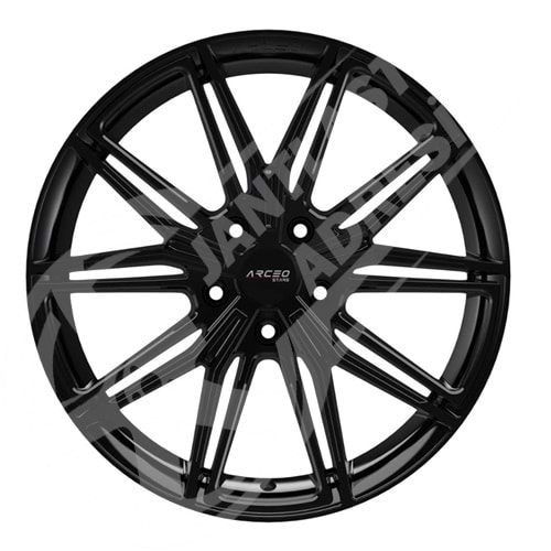 8.0X19 PCD 5X112 ASW-05 Gloss Black ET30 73.1