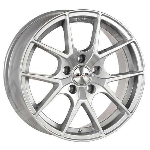 7.0X16 PCD 5X100 EMR G-691 Silver ET35 57.1