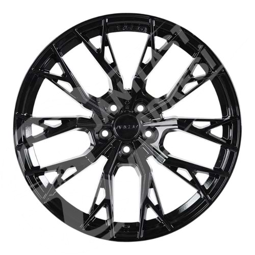 7.5X17 PCD 5X112 ARC G-692 Gloss Black Roma ET35 73.1