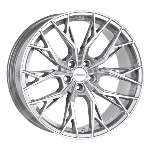 7.5X17 PCD 5X114.3 ARC G-692 Silver Diamond Roma ET35 73.1