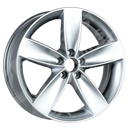 7.0X17 PCD 5X100 EMR W-7792 Silver ET46 57.1