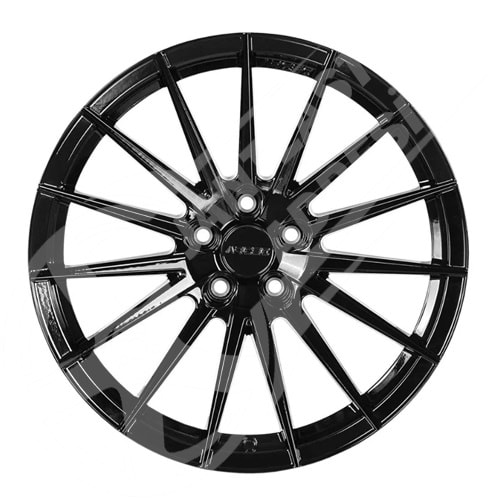 8.0X18 PCD 5X112 ARC S-1013 Glossy Black Lisbon ET35 73.1