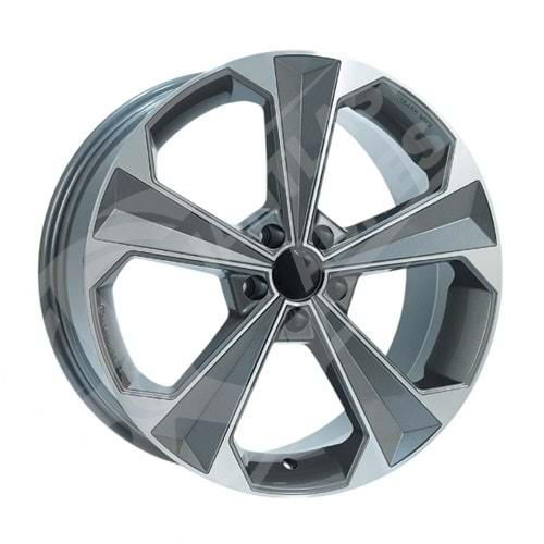 8.0X18 PCD 5X112 FD-18062 Titanium Diamond ET38 72.6