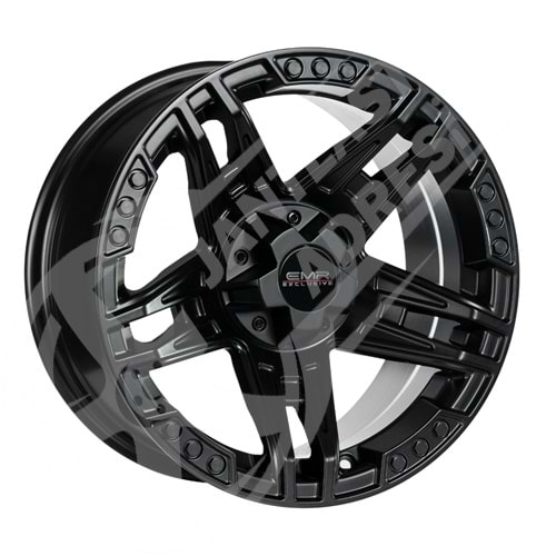 8.0X16 PCD 5X114.3 EMR L-2388 Matte Black ET10 73.1