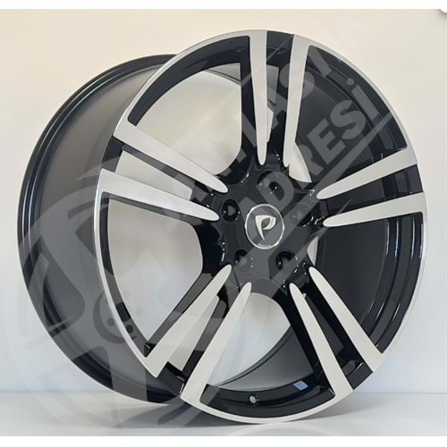 10X21 PCD 5X130 BK-480 Black Machined ET60 71.6