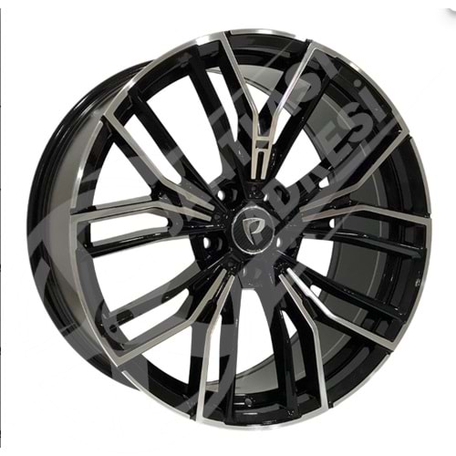 9.0X19 PCD 5X120 BK-5964 Black Machined ET38 72.6