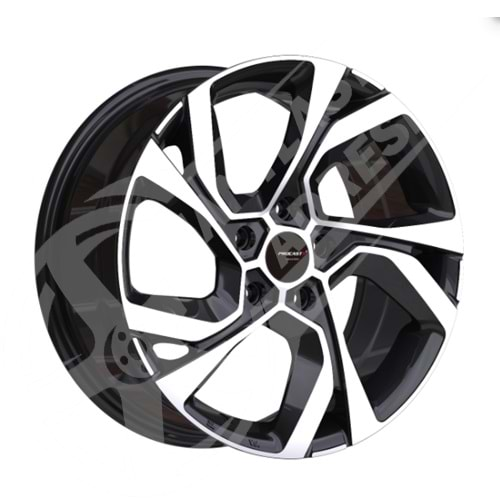 7.5X17 PCD 5X114.3 PRO-75229 Black Diamond ET40 66.1