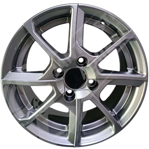 6.0X14 PCD 4X100 FD-440 Hyper Black ET35 67.1