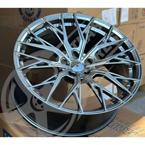 8.5X19 PCD 5X112 R1W 9988 Hyper Black ET38 66.6