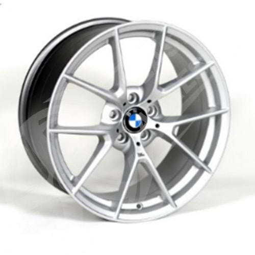 8.5X19 PCD 5X120 R1A-512 Matt Silver ET30 72.6