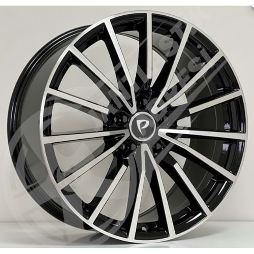 8.0X18 PCD 5X112 BK-5246 Black Machined ET42 66.45