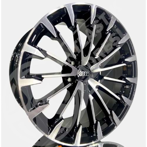 8.0X18 PCD 5X112 EMR A 257 Black Diamond ET35 66.6