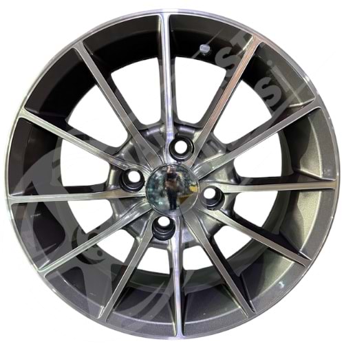 6.0X14 PCD 4X100 FD-404 Titan Diamond ET35 67.1