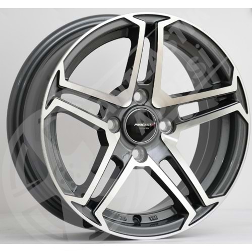 6.0X14 PCD 4X100 PRO-45232 Gun Machined ET32 73.1