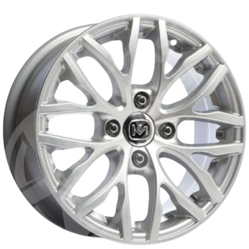 6.5X15 PCD 4X100 KM-465 Silver ET35 67.1
