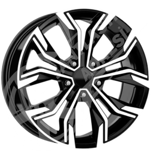 6.5X16 PCD 4X100 EMR W-7618 Black Diamond ET35 67.1