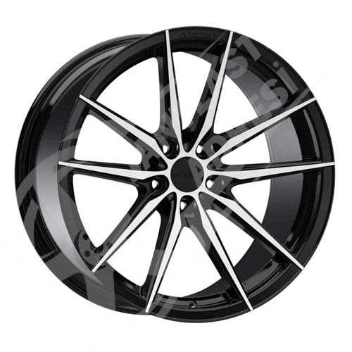 9.0X18 PCD 5X120 ARC-18190 Monaco Black Diamond ET40 72.6