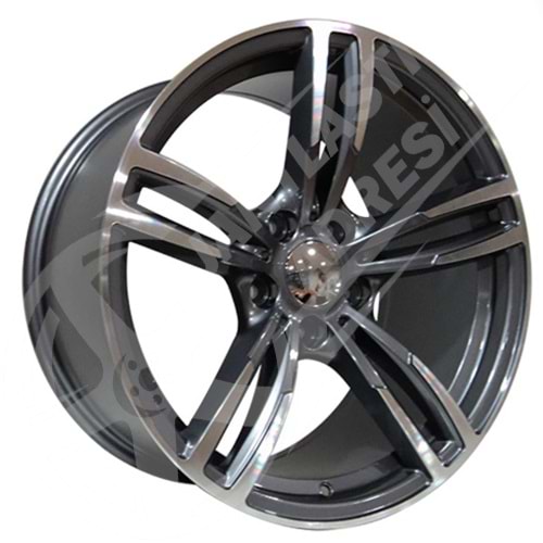 8.0X17 PCD 5X120 BK-855 Gun Metal ET34 72.6